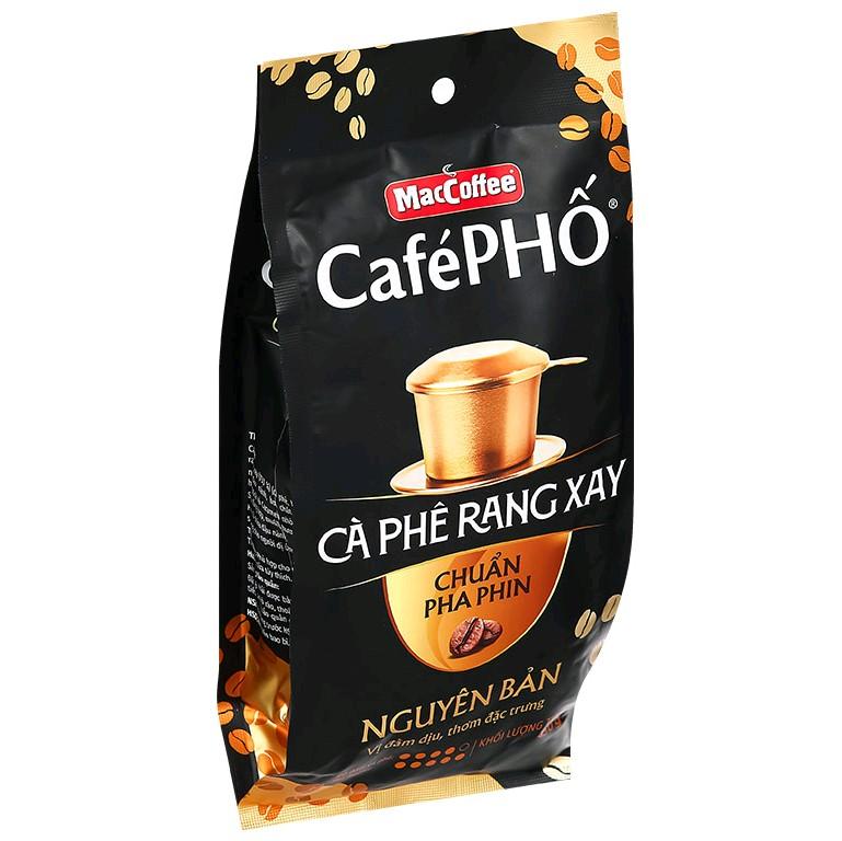 Cafe Phố Rang Xay 450gam Cafe Chuẩn Pha Phin Coffee tí Cà Phê Socola