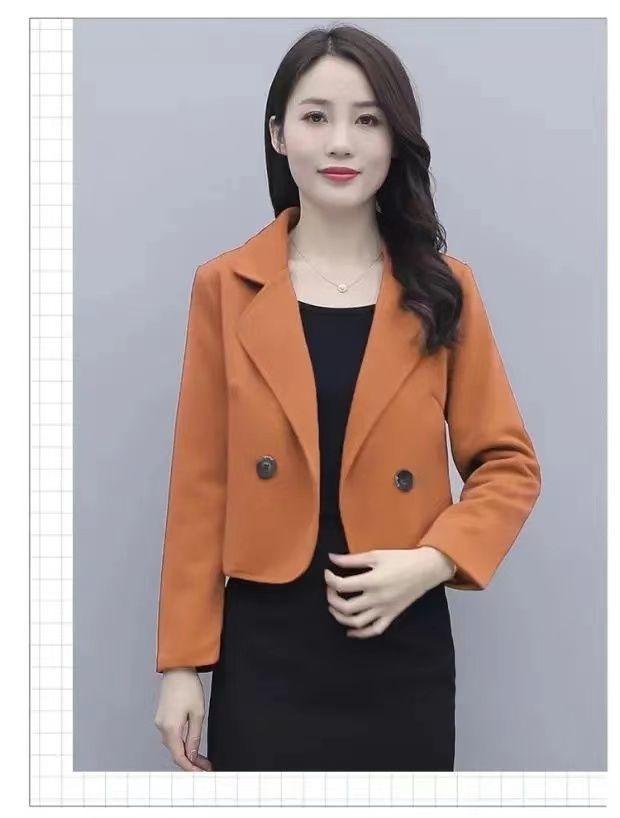 Product Introduction of Áo Khoác Ngắn Phù Hợp Với Doanh Nghiệp Nhỏ Hàng Mới Về, Dành Cho Nữ, Phong Cách Phương Tây, Bộ Sưu Tập Thu Đông Năm 2025, Phong Cách Hàn Quốc, Dễ Phối Đồ, Cỡ Nhỏ Và Mỏng, Áo Len 7