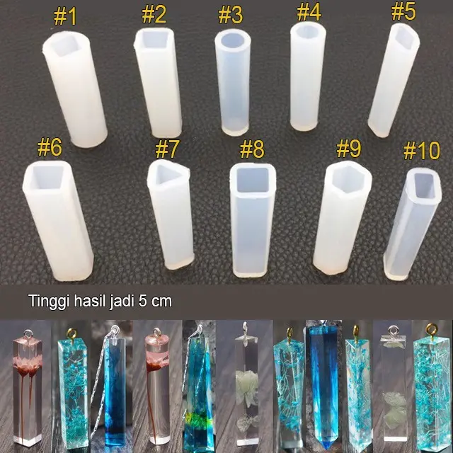 Mold Silicone UV Resin Cetakan Silikon Cetakan Resin Liontin Pendant MLD154