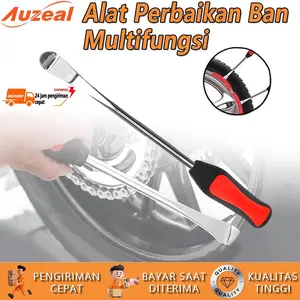 Auzeal Tire Lever untuk Mobil & Motor Alat Bongkar Pasang Ban dengan Pelindung Velg Bahan Baja Kuat Anti Karat Ergonomis Anti Slip Tire Repair Tool
