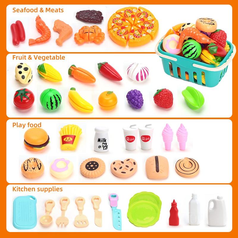 Random Color Simulated Food Toy, Pretend Play Food Toy, Kitchen Accessories, Fine Motor Skills Toy, Preschool Accessories, Kids Toys 3