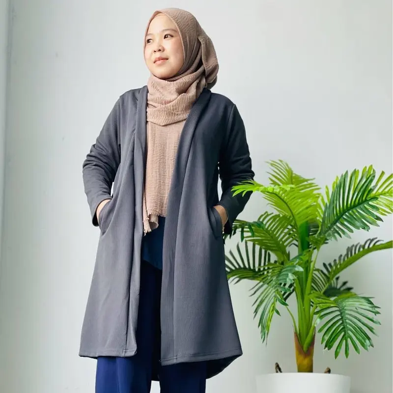 Hunnypot Collections Qaysara Cardigan TikTok Shop Malaysia