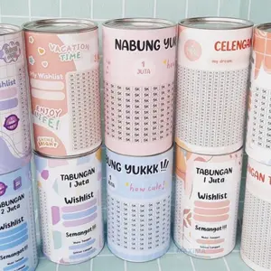Celengan Target Jumbo Ukuran 20cm×10cm Buka Tutup Best Seller