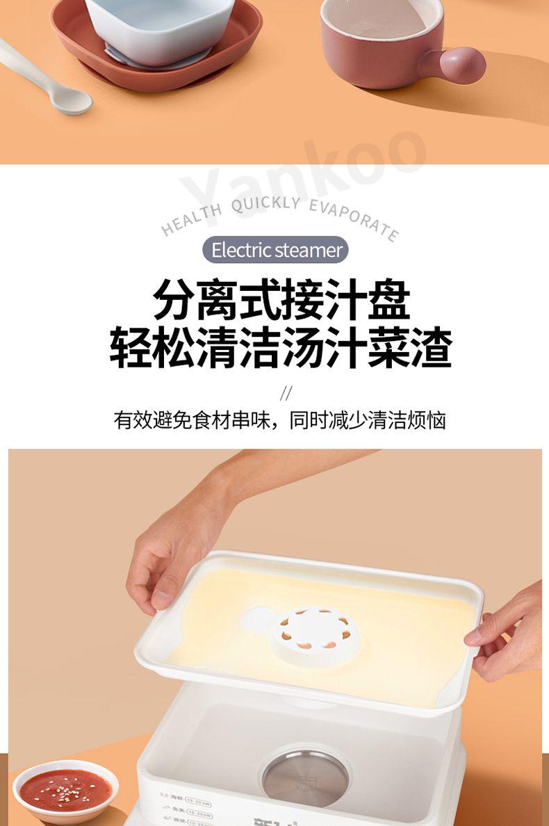 Product Introduction of 【Ready Stock】Xinfei Intelligent Electric Steamer 24L High-capacity Three layers Touch panel 60 minute timing Rapid steam release Prevent dry burning Household fully automatic multifunctional electric steamer 23