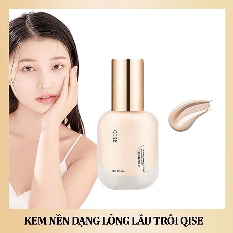 Kem Nền Dạng Lỏng Lâu Trôi Không Thấm Nước Độ Che Phủ Cao Tone Mỏng Nhẹ Tự Nhiên 30ml Trang Điểm Mỹ Phẩm Skincare Cosmetic Nữ Women Che Khuyết Điểm