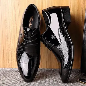 Prelesty Sepatu Pantofel Pria Tali Full Hitam Formal Casual Kerja Kantor Oxford Murah PDH Cowok Dewasa Kekinian Keren 071