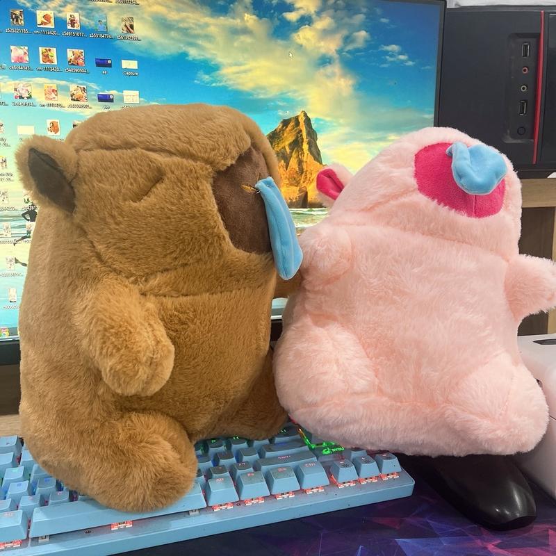 Gấu bông quà tặng capybara 30cm rút mũi