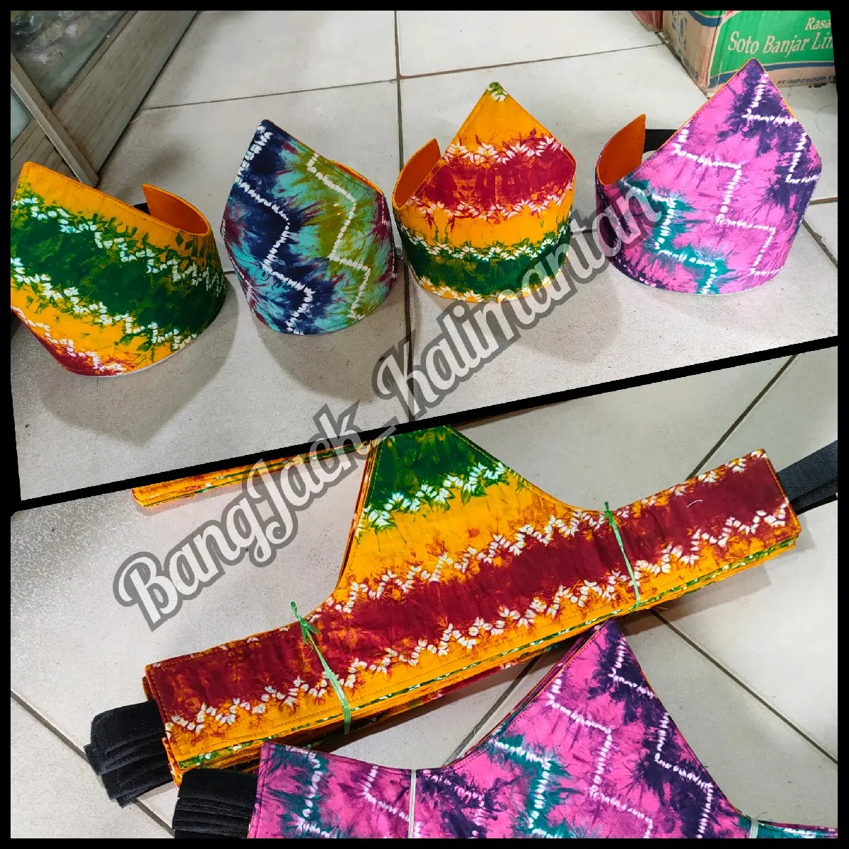 LAUNG Sasirangan Lawung Sasirangan Topi Adat Banjar Upacara Adat Banjar