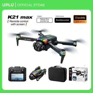 UPLU K21 MAX Drone 8K Dual Camera Brushless Motor Kamera Ganda WIFI Smart Obstacle Avoidance FPV