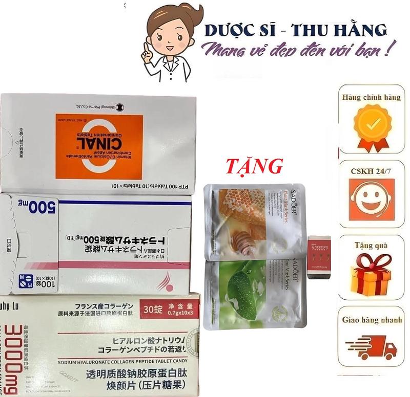 Bộ ba viên uống Tran + CleliC + Colagen hỗ trợ chăm sóc sắc đẹp làn da