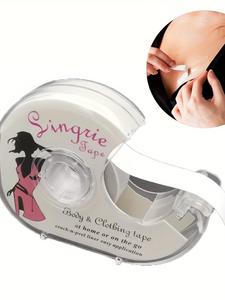 Adhesivo de silicona transparente de doble cara antirreflejante para mujer, cinta adhesiva invisible para ropa, accesorios de lencería para uso diario