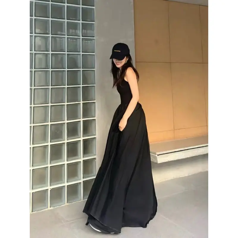 Váy Hai Dây.............. Nữ Dress Hồng 4