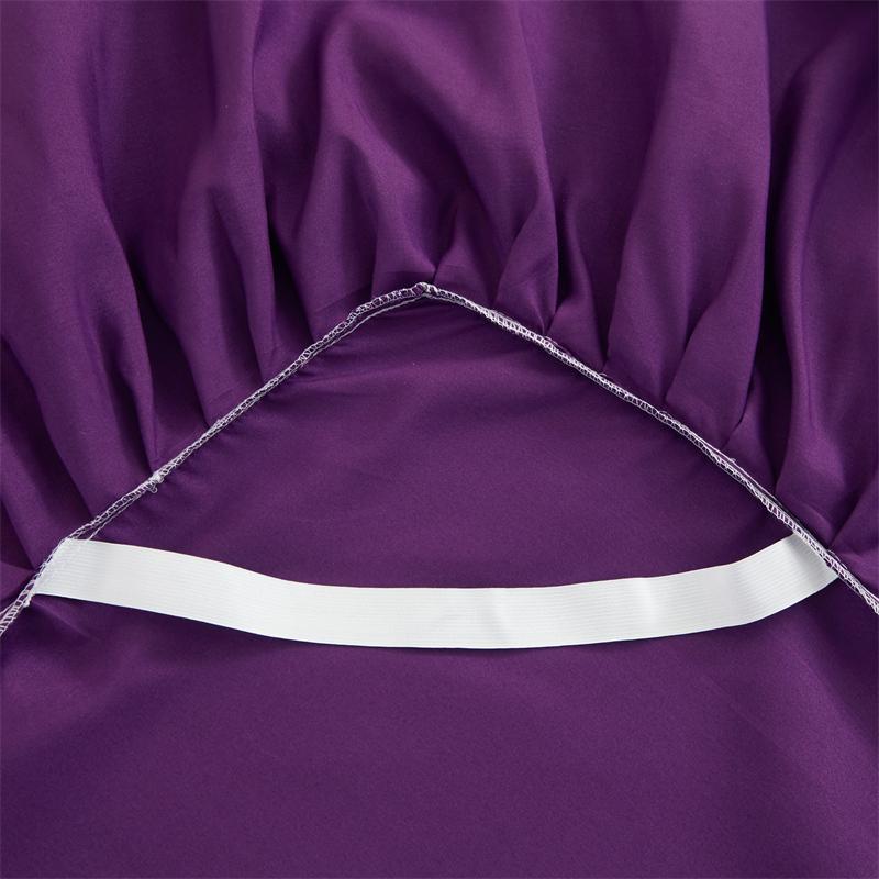 Solid Color Bed Skirt Without Pillowcase, Romantic Bed Skirt, Non-slip Bed Skirt for Bedroom & Guest Room, Bedding Supplies 5