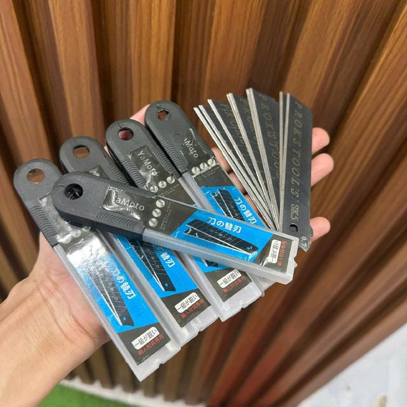  Combo 50 Lưỡi Dao Rọc Giấy Thép SK5 Nhật Bản Tiện Lợi 
