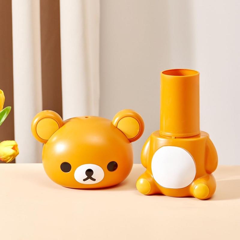 Product Introduction of Japanese Rilakkuma Rilakkuma Cool Drinks Cup Coke Cup High Temperature Resistant 600ml Big Belly Gift 6