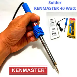 Solder Listrik Plastik Soldier Iron Alat Pemanas Patri Tembaga 40 Watt Kenmaster