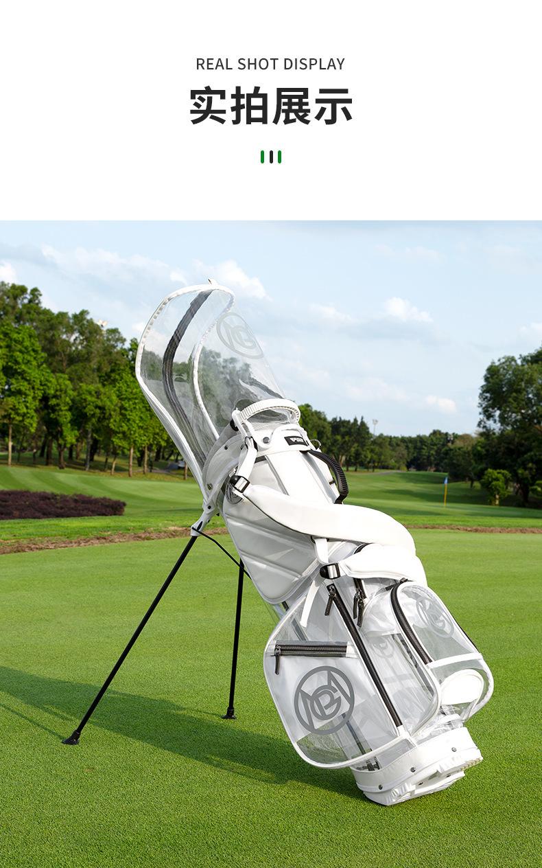 Product Introduction of [PGM] New Golf Bag Stand Bag Unisex Lightweight Club Bag Korean Style Transparent Golf Bag QB131 12