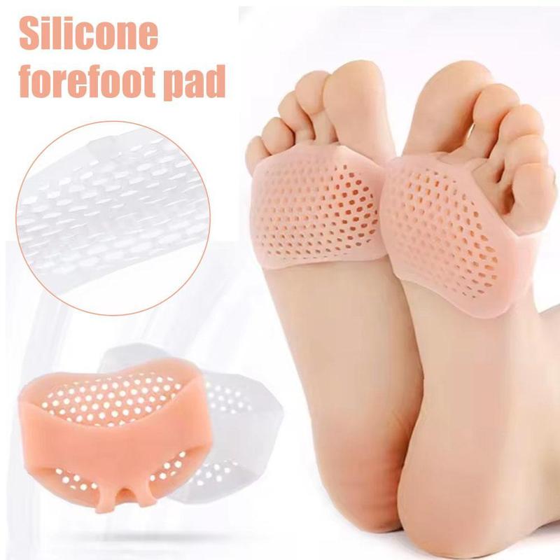 Product Introduction of Pad Kaki Rekaan Berongga Silikon, untuk Tumit dan Kaki Depan, Boleh Digunakan Semula, Pelapik dan Insole, O3V3, 1 helai 30