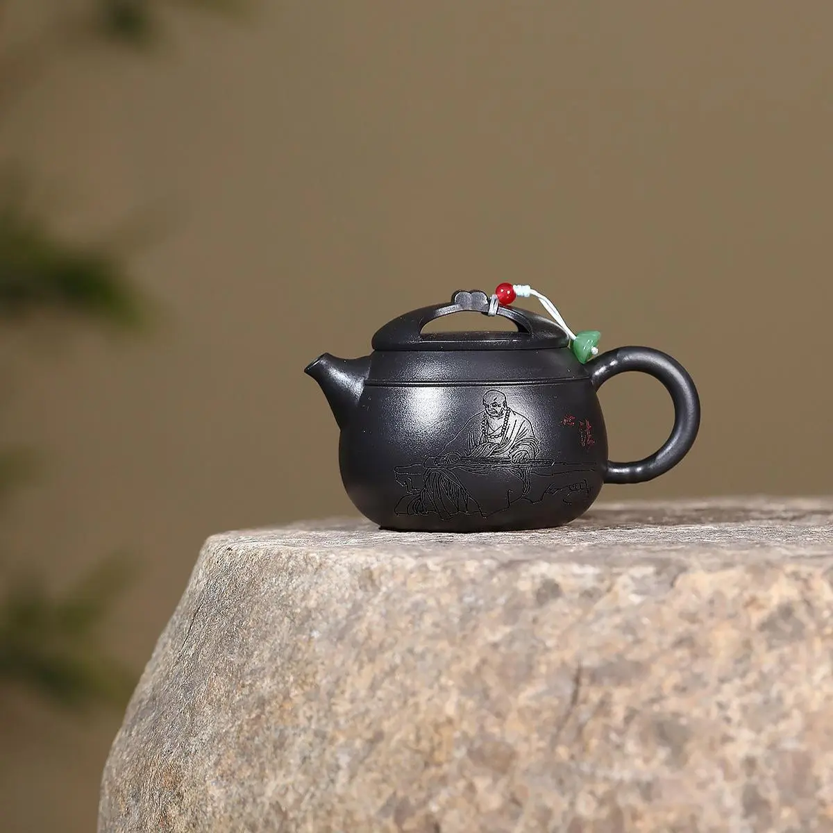 Authentic Yixing Zisha Teapot - 100% Handmade Chinese Tea Set for English Breakfast/Earl Grey (Premium Gift for CNY/Mid-Autumn)