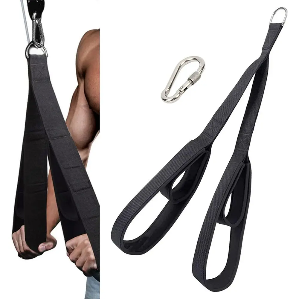 Multi-Workout Fitness Equipment Pulldown Rope Gym Multi-functional Muscle Training Support Tricep Strap