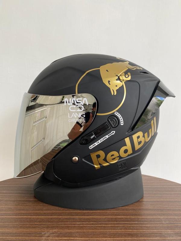 Helm G2 Optimax Motif (Paket Ganteng) Helmet Iridium 7