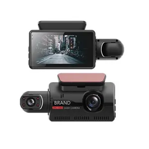 5V 1A Dash cam Car Front inner 1080P Dual Lens Night Vision 3" IPS Screen G Sensor 170° Angle Loop Recording