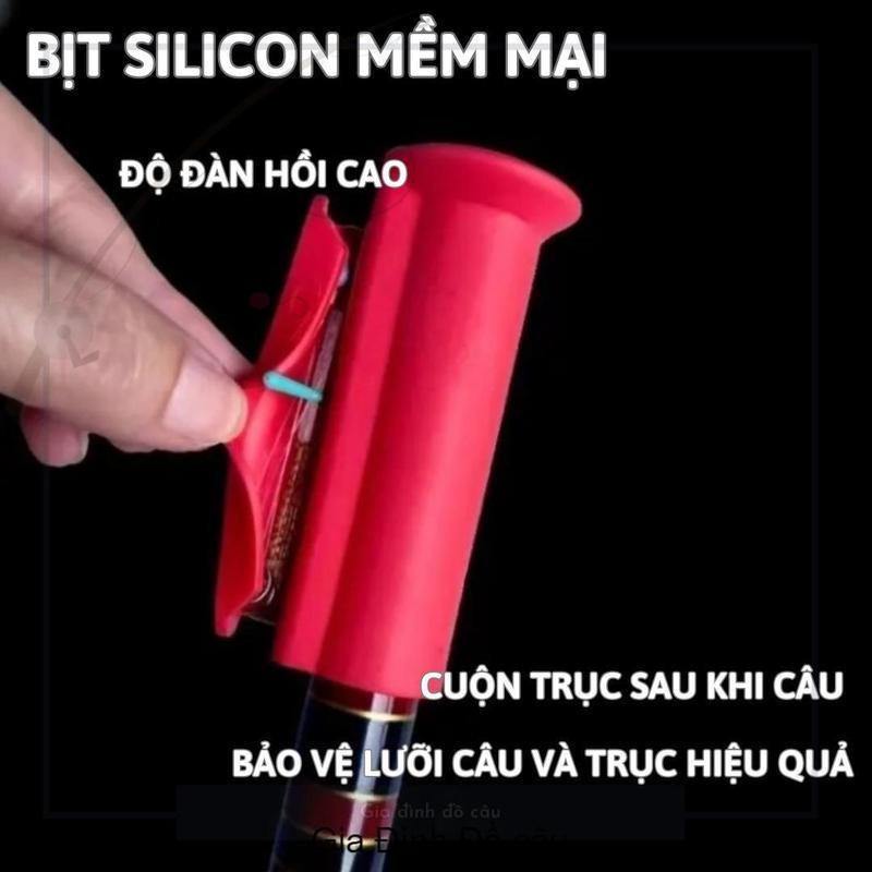 Bọc đầu cần câu, bịt đầu cần đa năng, phụ kiện cuộn trục Fishing Bắt Cá