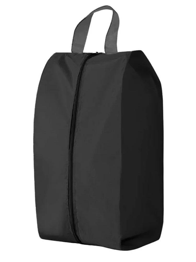 Product Introduction of Travel Shoe Bags Set of Waterproof Nylon with Zipper for Men & Women Black 15