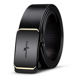 Tali Pinggang Perniagaan, Tali Pinggang Tanpa Gigi Lelaki, Gesper Automatik Tulen, Serba guna, Tali Pinggang Fesyen, Boleh Dipakai Di Dalam Tali Pinggang sabuk  icb  gold