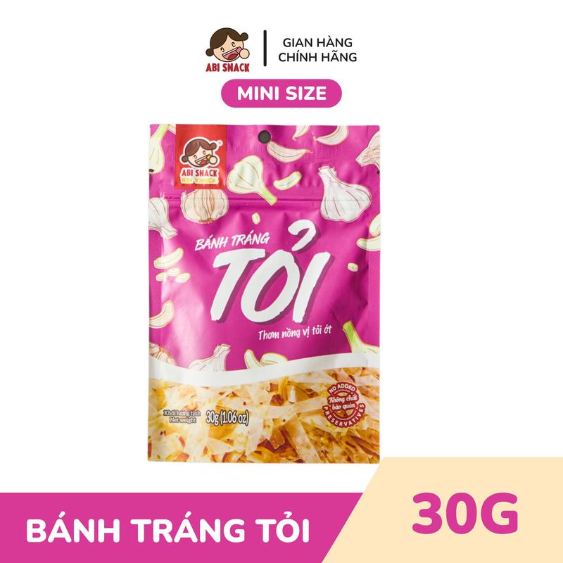 Bánh Tráng Tỏi - Bánh Tráng Trộn Bơ Tỏi ABI SNACK - MINI SIZE