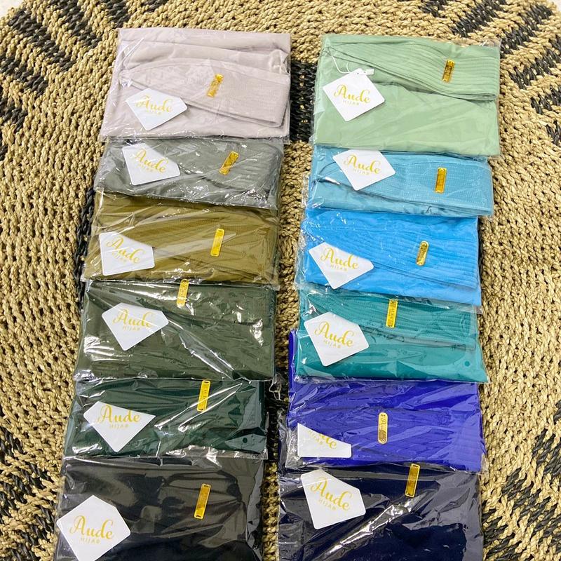 Paket Isi 5 Pcs Hijab Model Kenan Size L Original By Aude Hijab Muslim Instan Nyaman Standar Kombinasi Kerudung 3