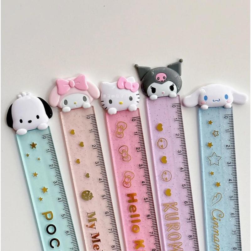 [Authentic Japanese] Sanrio Japanese authentic ruler short ruler ...