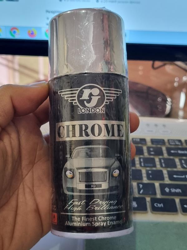 Cat Semprot PILOK RJ GOLD CHROME 150ML EMAS SILVER KRUM BRON 2