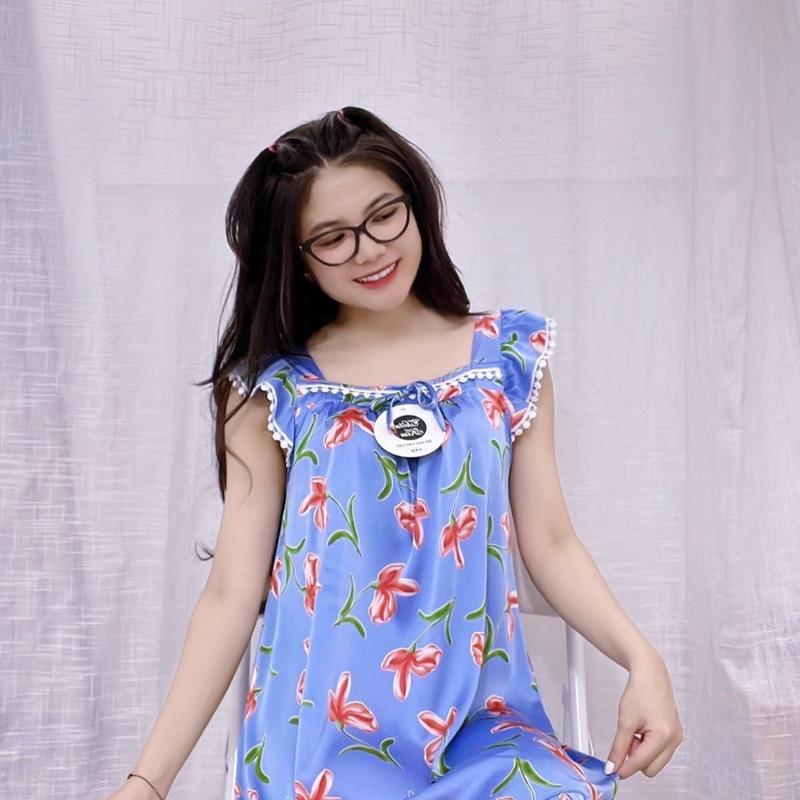 Đầm xinh tay tiên có hoa 7