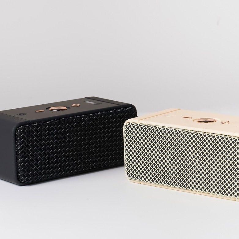 Loa Bluetooth Không Dây, Thiết Kế Cổ Điển Sáng Tạo Mới, Hình Vuông Để Bàn, Loa Kép, Loa Siêu Trầm 1