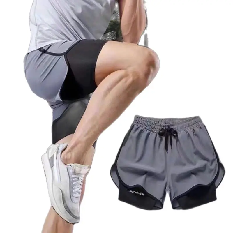 Quần Short Nam Thể Thao Chạy Bộ Thoáng Khí, Co Giãn Tốt