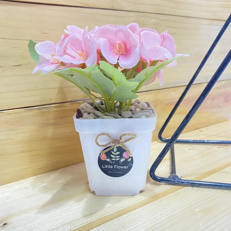 Bunga begonia artificial hiasan dekorasi ruangan 4