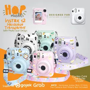 Hardcase with Pocket Foto for Fujifilm Instax Mini 12 Motif Series Case (Casing Kamera dengan Tempat Album Photo)