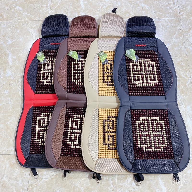 Lót Ghế Đệm Ghế Bọc Lót Ghế Ô Tô Hạt Gỗ Massager Cao Cấp Giúp Chống Nóng Và Thông Thoáng Khi Lái Xe gối tựa lưng cute vô bộ lót ghế tựa lưng ô tô
