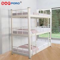 Gambar SAPPORO ARIDA SET - Ranjang Susun Besi 3 Tingkat | Divan Susun 3 Tingkat - H180 - White dari Sapporo Furniture Online Kab. Bogor 1 Tokopedia