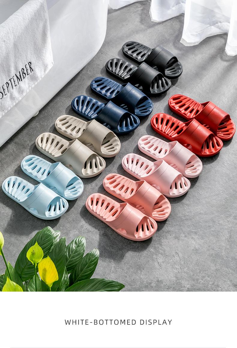 Product Introduction of Dép Đi Trong Nhà Phòng Tắm, Phong Cách Cặp Đôi, Mặc Mùa Hè, Chống Trượt, Chống Mài Mòn, Chất Liệu Eva, Thích Hợp Cho Nam Và Nữ, Thiết Kế Rò Rỉ, Sử Dụng Tại Nhà Slipper DéP Đồng Đế Bằng 24