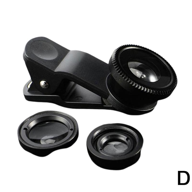 Product Introduction of 3 In1 Fisheye Phone Lens 0.67X Wide Angle Zoom Fish Eye Macro Lenses Camera Kits With Clip Lens R0S7 21