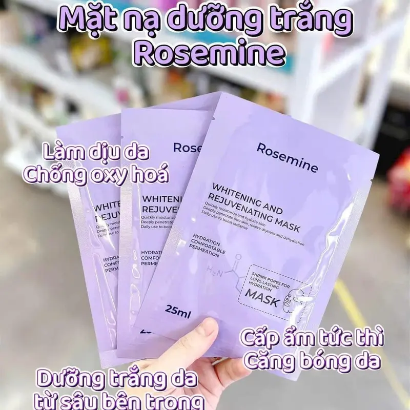 PQS - Mặt Nạ Rosemine Phục Hồi - Tái Sinh 0