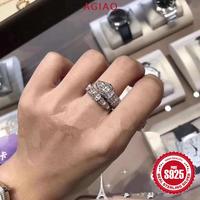 Gambar AGIAO Temperamen Kepala Ular Berbentuk Ceruk Mewah Ringan Kepala Ular Penuh Dengan Cincin Pasangan Berlian - cincin fine dari A.GIAO.ID Kab. Gresik 4 Tokopedia