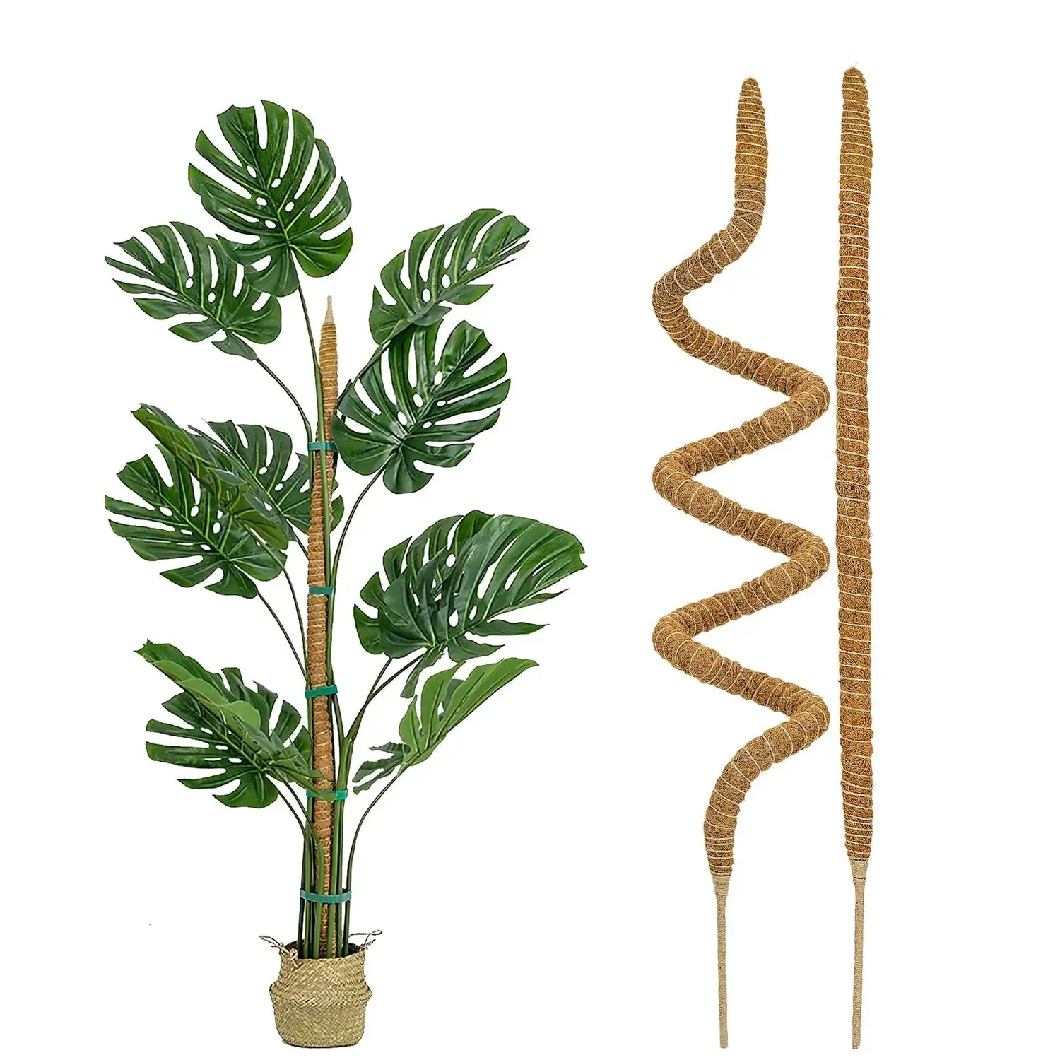 Plant Support Stick, 1 Count Flexible Plant Climbing Support, Moss Pole for Plants Monstera, Modern Garden Supplies for Home Garden, Plant Care & Support