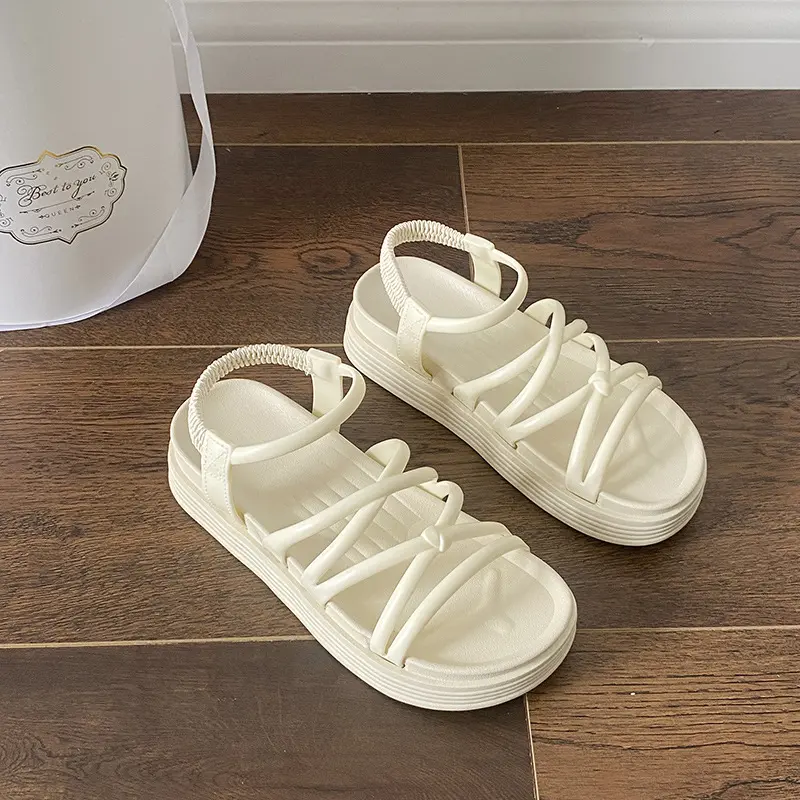 Summer new women's soft sole slippers for outdoor wear, fashionable and versatile indoor and outdoor, trendy sandals for women