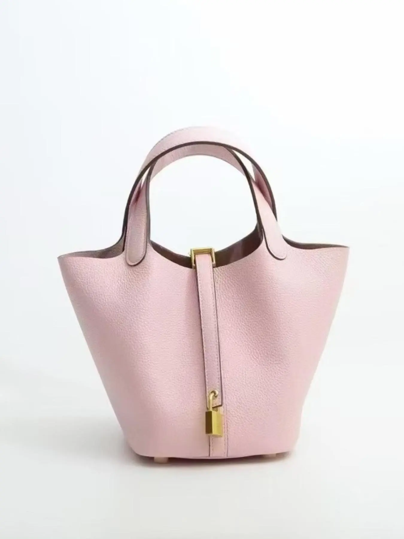 Women's Fashionable Solid Color Bucket Bag with Extra Pouch, Casual Versatile Handbag, Trendy All-match Commuter Bag for Daily Used, Purse