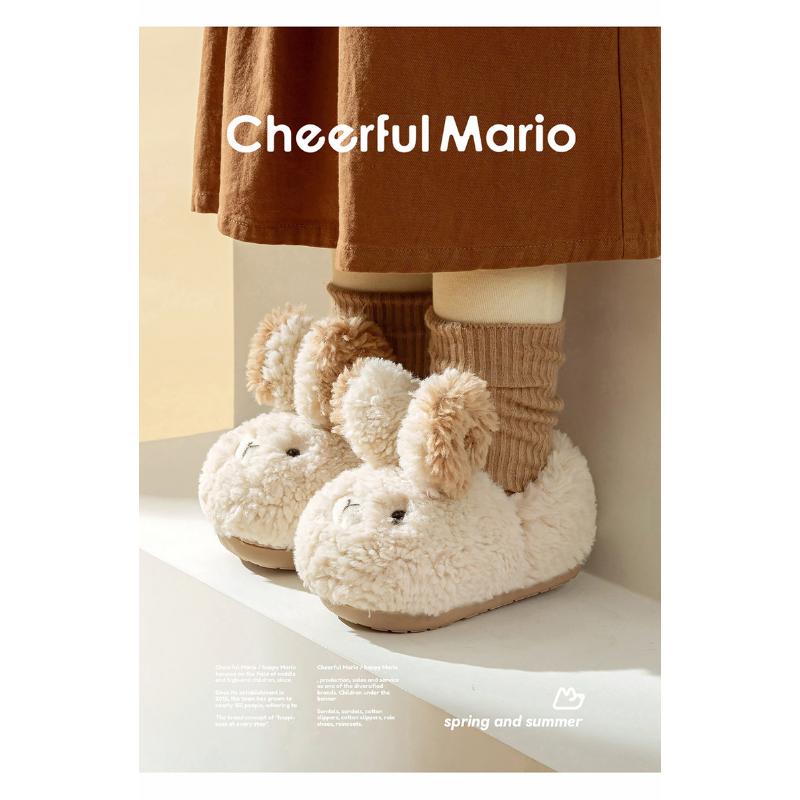 Product Introduction of Happy Mary Children's Cotton Shoes Home Baotou Cotton Shoes Children Girls Cotton Shoes Baby Winter Bag Heels Children's Cotton Shoes 27