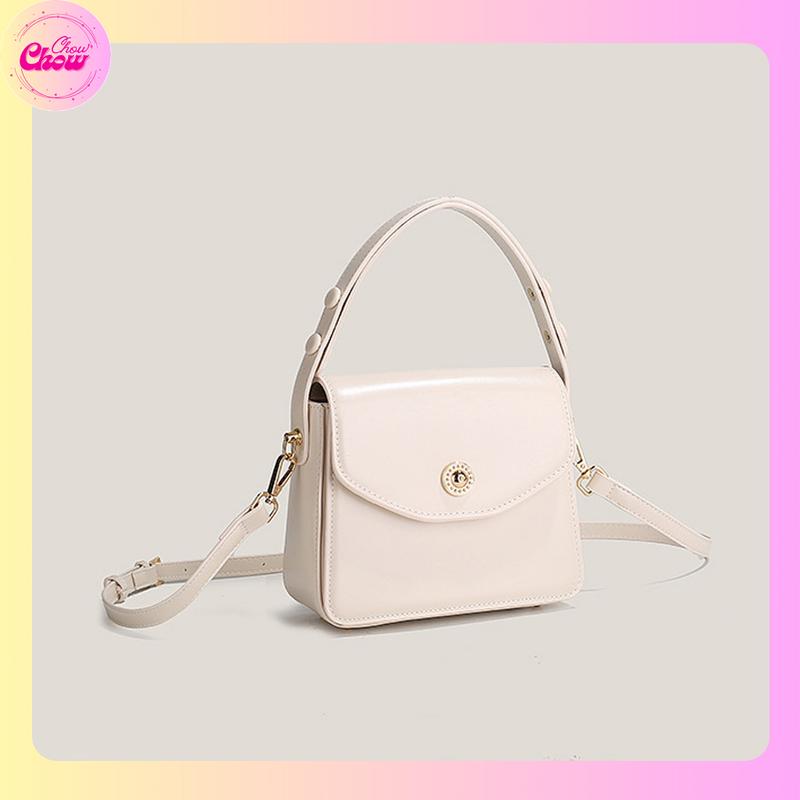 Túi xách vuông cho nàng hiện đại, đính kim loại sang trọng, form cứng cáp - T034 Bag Nữ Da