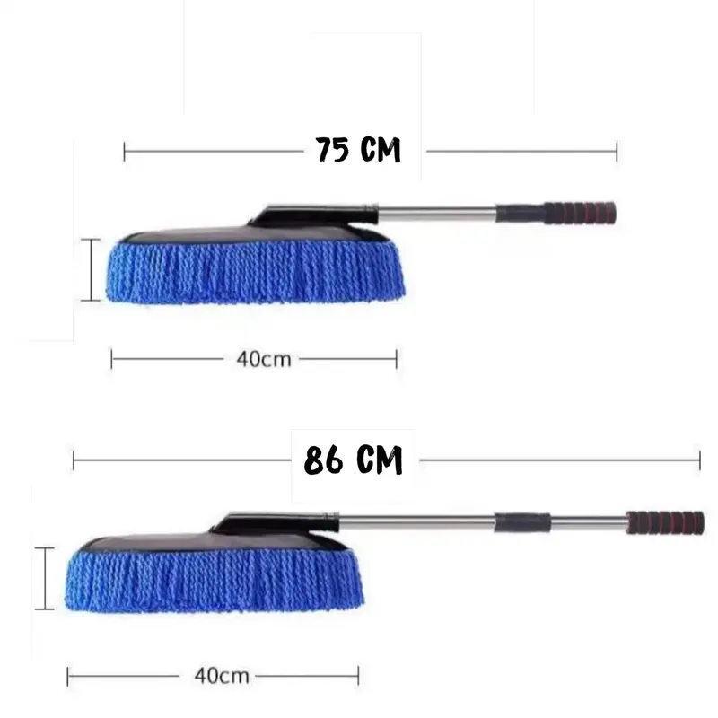 Chổi Lau Xe Ô Tô-Chổi Rửa Xe Ô Tô Chuyên Dụng-Chỉnh Độ Dài Ngắn-Sợi Mềm Bảo Vệ Thân Vỏ Xe 7